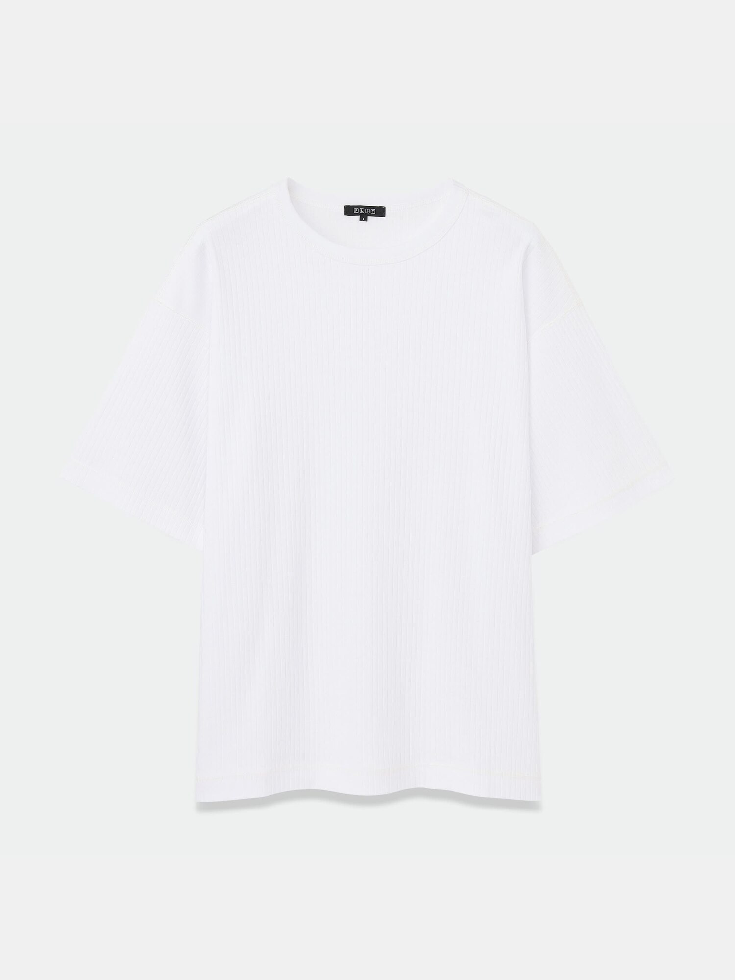 クルーネック コンパクトTシャツ Healthknit ヘルスニット ナローボーダー クルーネック半袖T