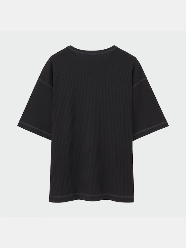 コットンリブクルーネックTシャツ（半袖）