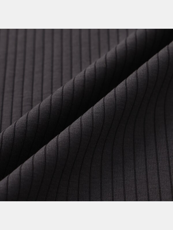 コットンリブクルーネックTシャツ（半袖）