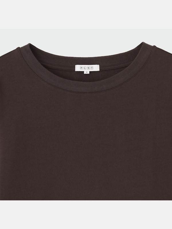 ハイゲージコットンクルーネックTシャツ（長袖）
