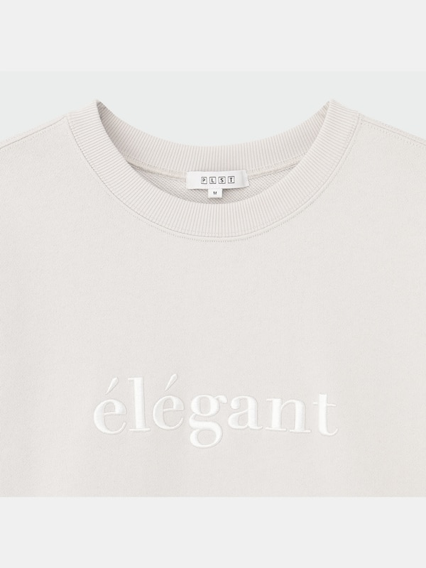 エンブロイダリーロゴスウェットプルオーバー（長袖）