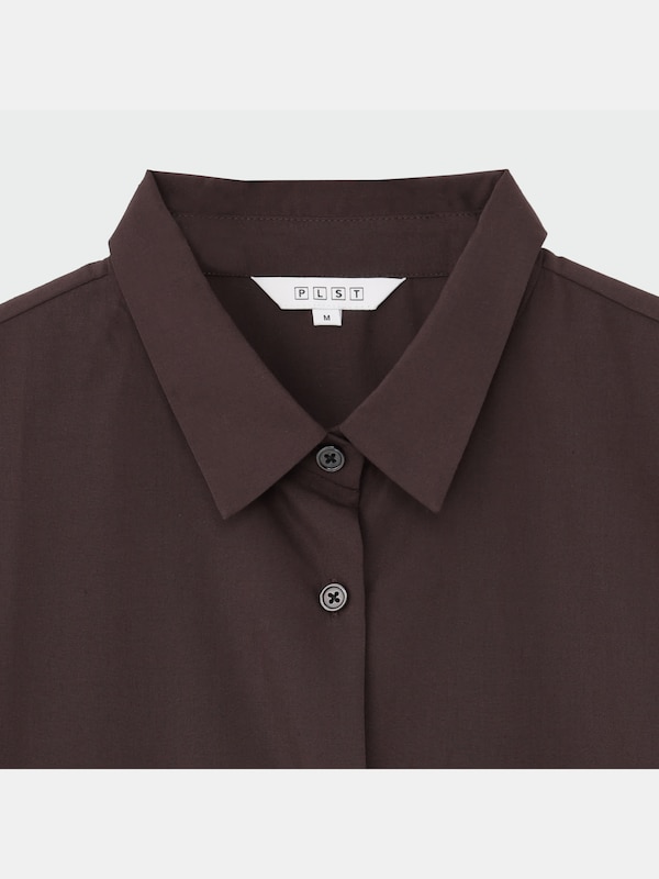 ボリュームスリーブプリーツブラウス（長袖）