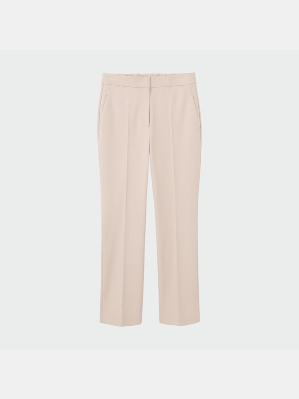 レーヨンブレンドバックスリットパンツ