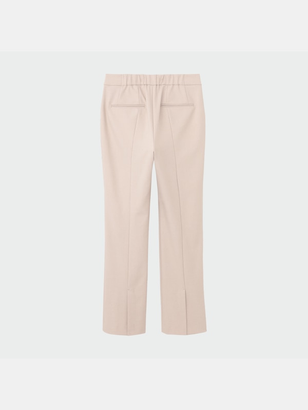 レーヨンブレンドバックスリットパンツ