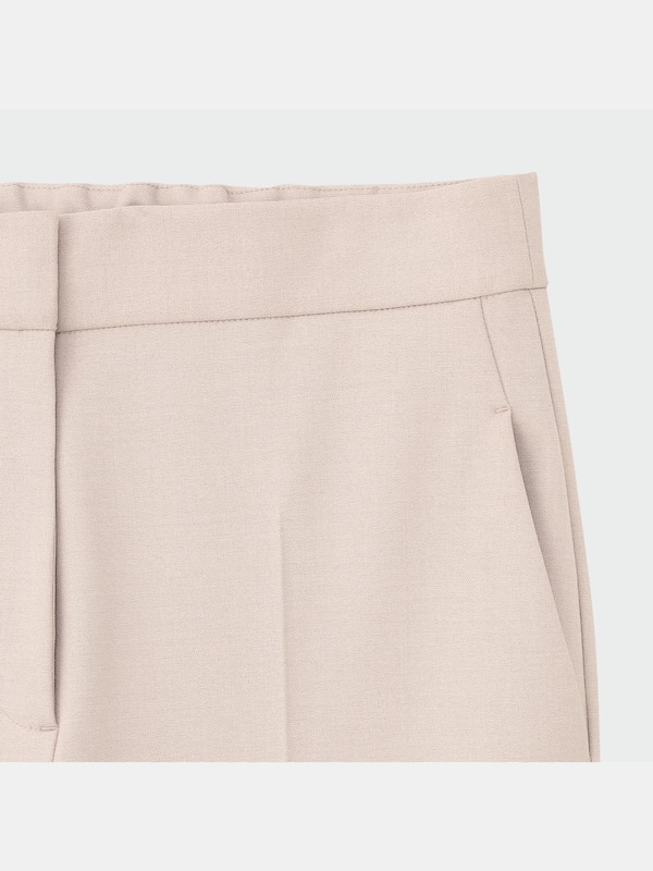 レーヨンブレンドバックスリットパンツ