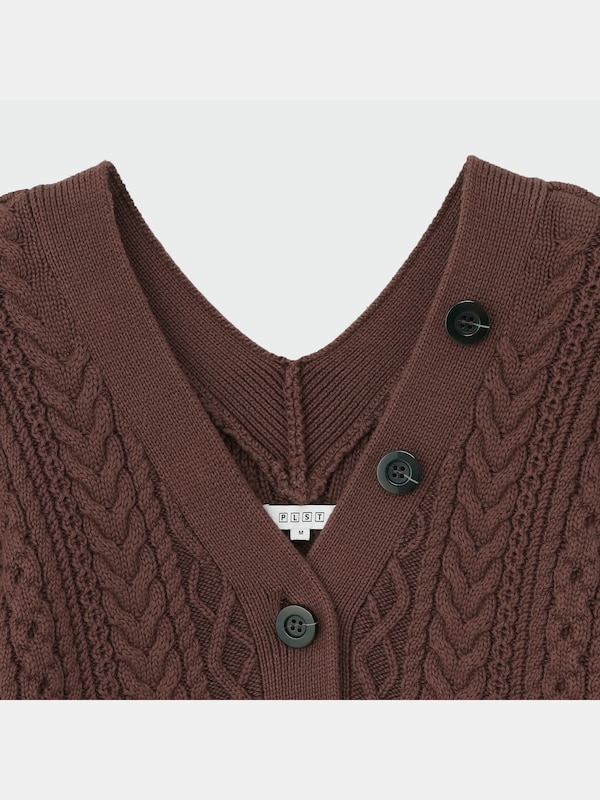 ケーブルカーデスカートセットアップ（長袖）