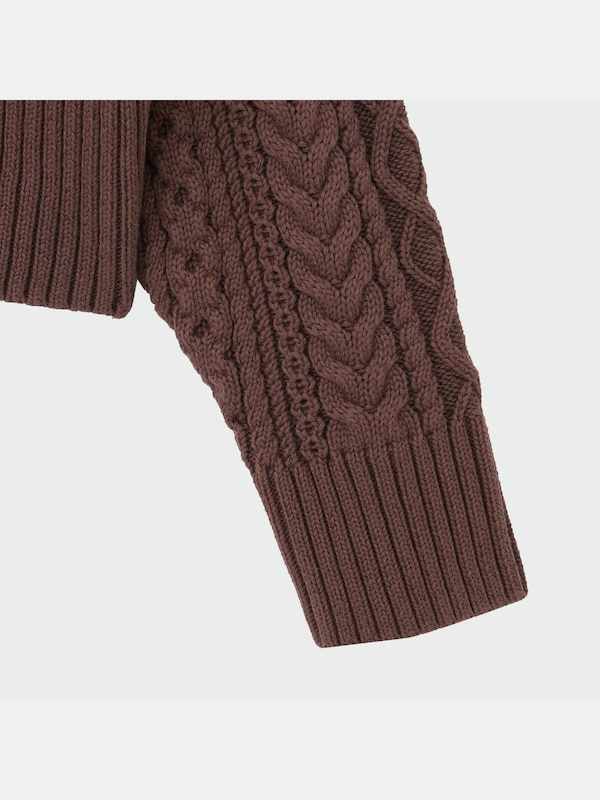 ケーブルカーデスカートセットアップ（長袖）