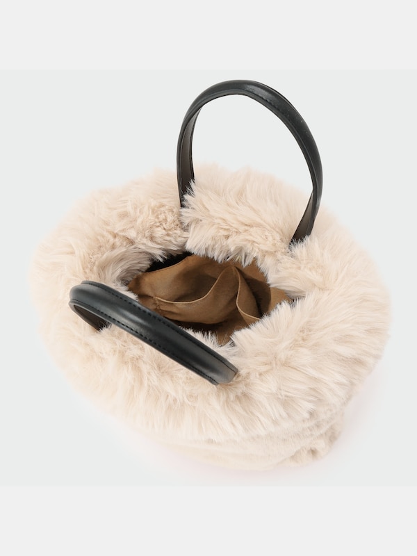 フェイクファートートバッグ