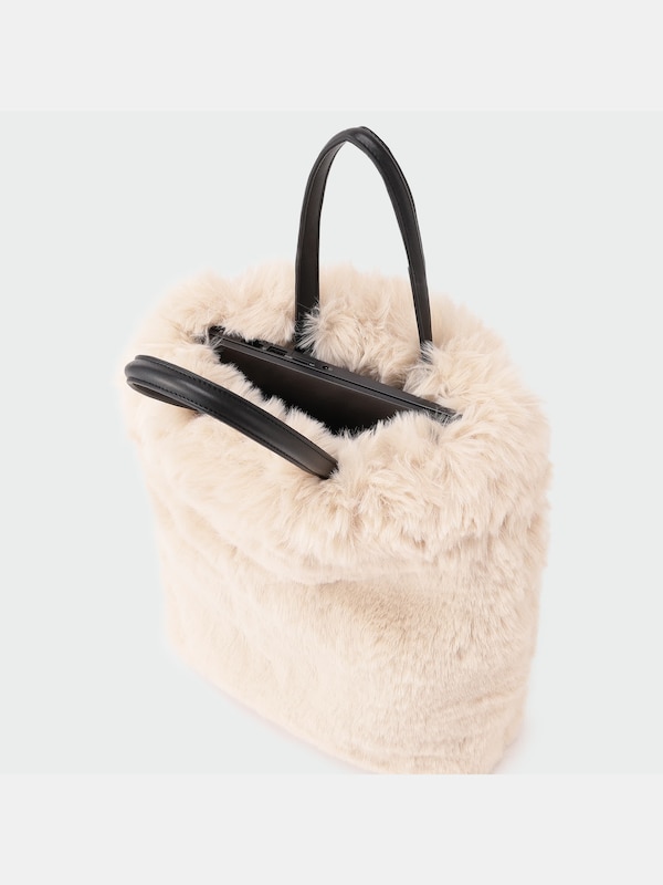 フェイクファートートバッグ