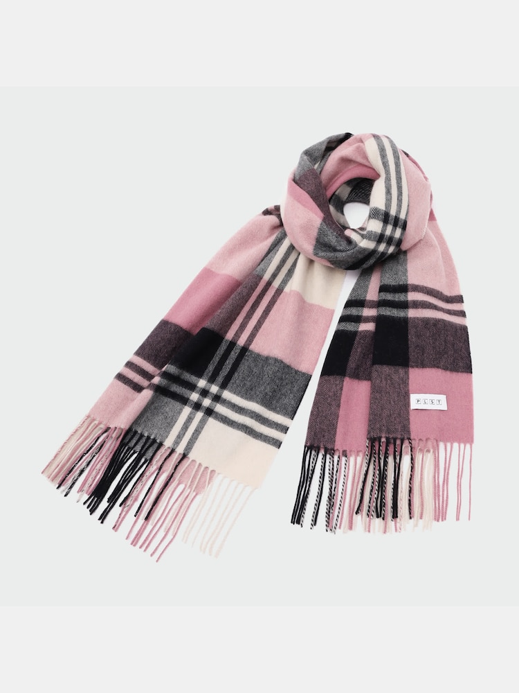 PLST(プラステ)公式 | カシミヤチェックストール 122450507 