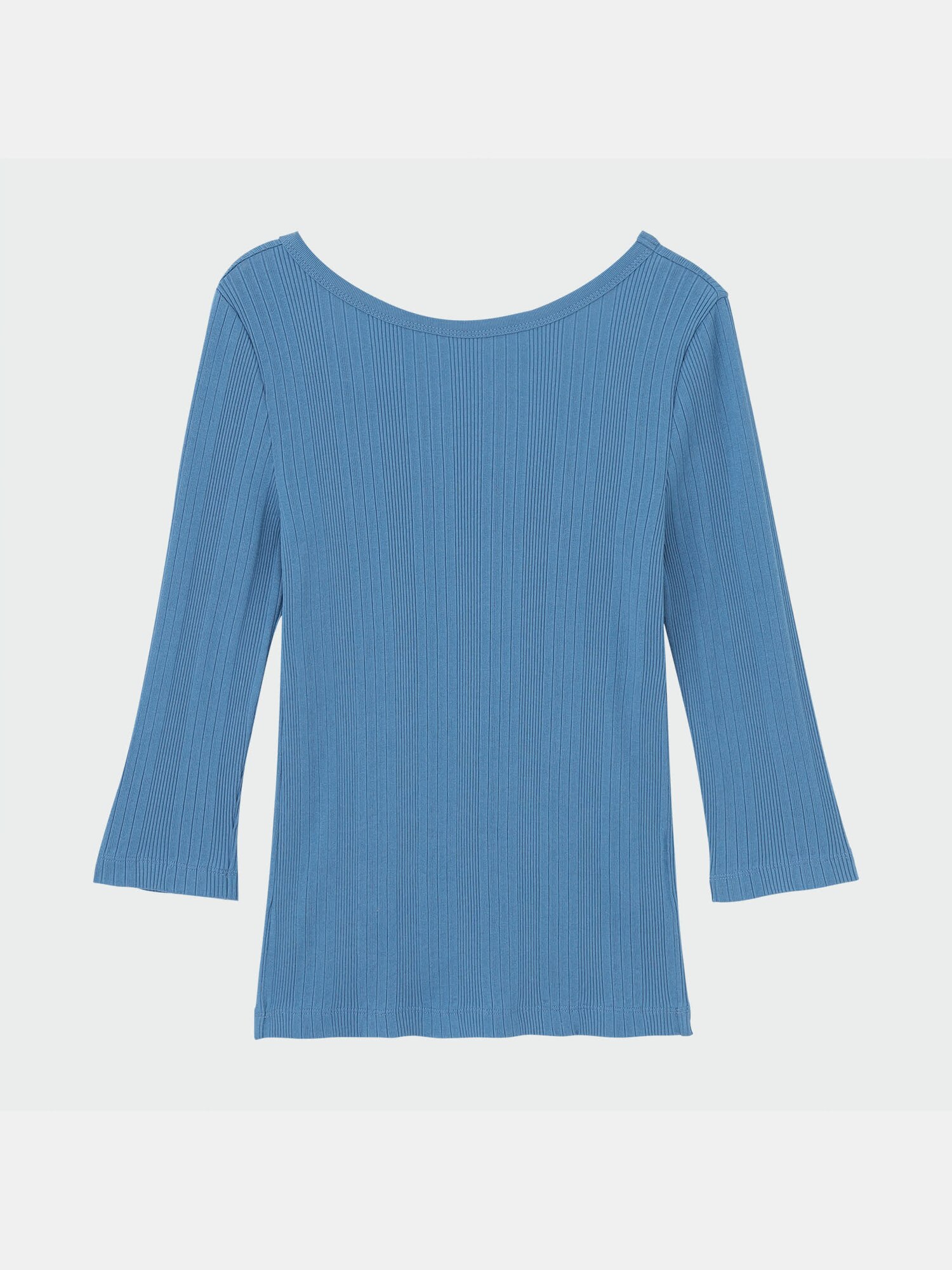 カットソー(長袖/七分) Todayful Backopen Rib Long Tshirt PAGEONE 7分丈 Tシャツ レディース 通販 カットソー 七分袖 7分袖 ロン