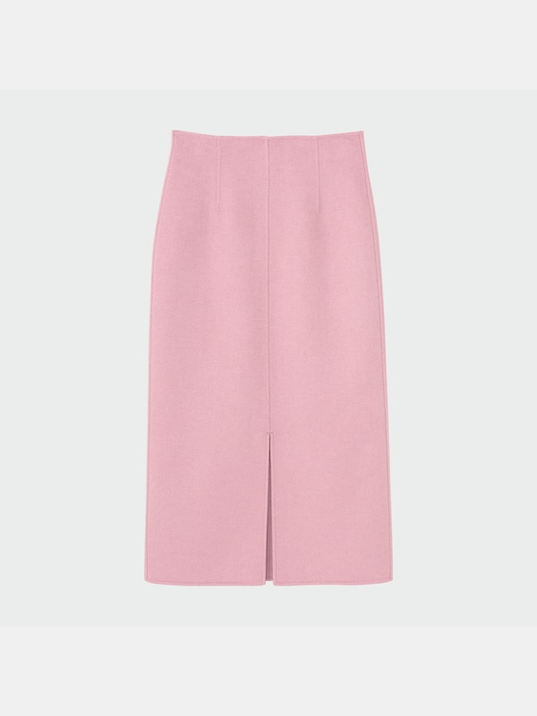 ウールブレンドリバーナロースカート