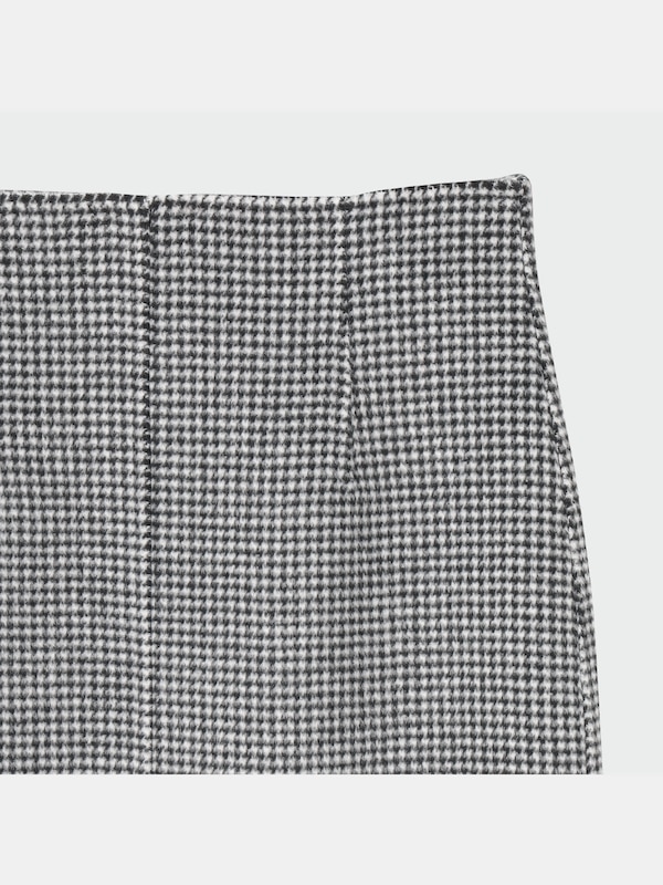 ウールブレンドリバーナロースカート