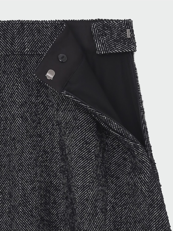 ツイードミディスカート