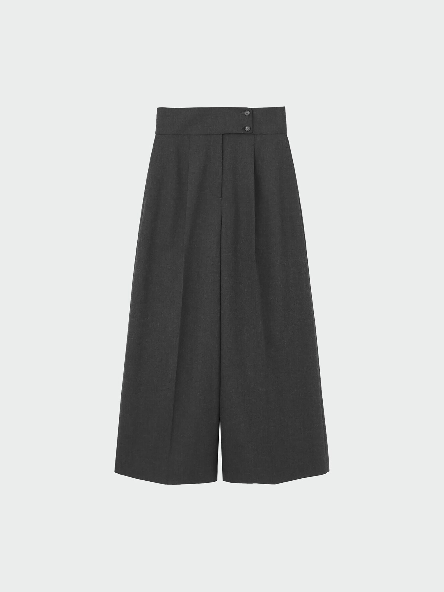 PLST(プラステ)公式 | ウールブレンドタックワイドパンツ