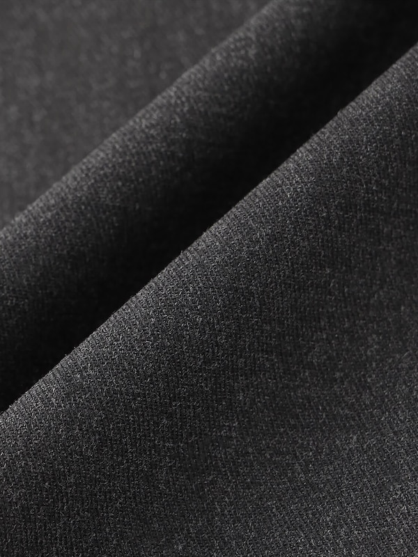 ウールブレンドタックワイドパンツ