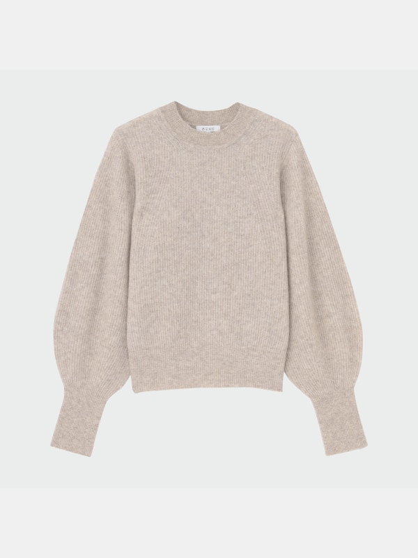 ヤクブレンドクルーネックセーター（長袖）