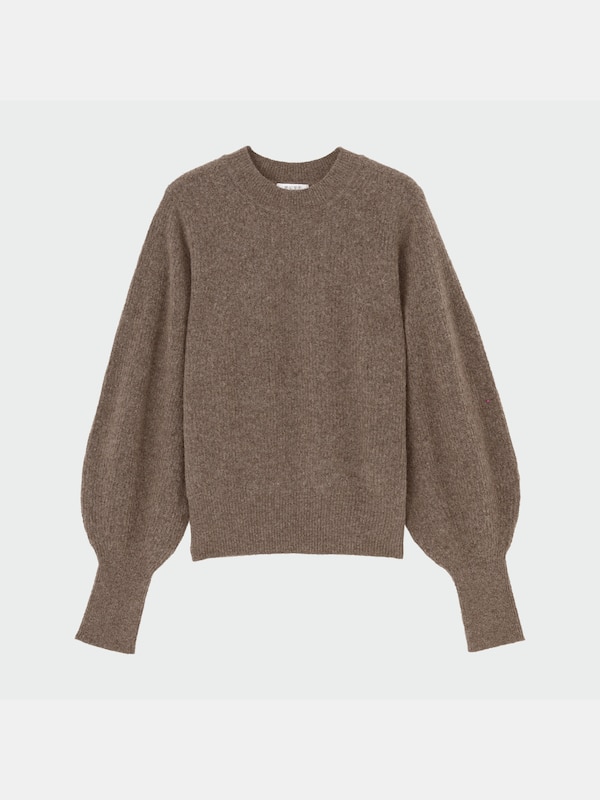 ヤクブレンドクルーネックセーター（長袖）