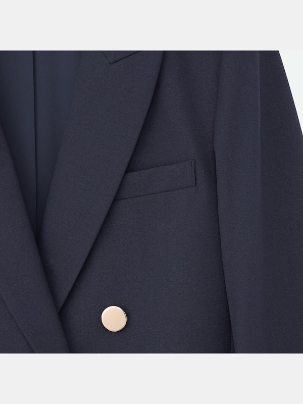 レーヨンブレンドダブルジャケット