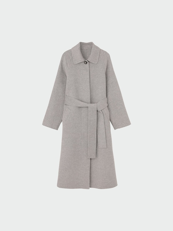 PLST(プラステ)公式 | ウールブレンドリバーステンカラーコート 