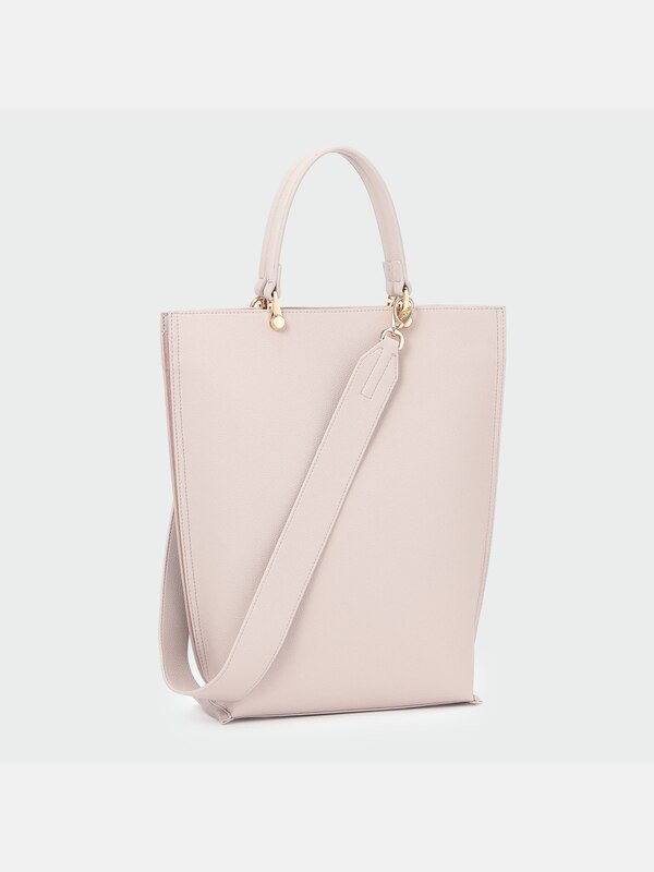 フェイクレザー2WAYトートバッグ