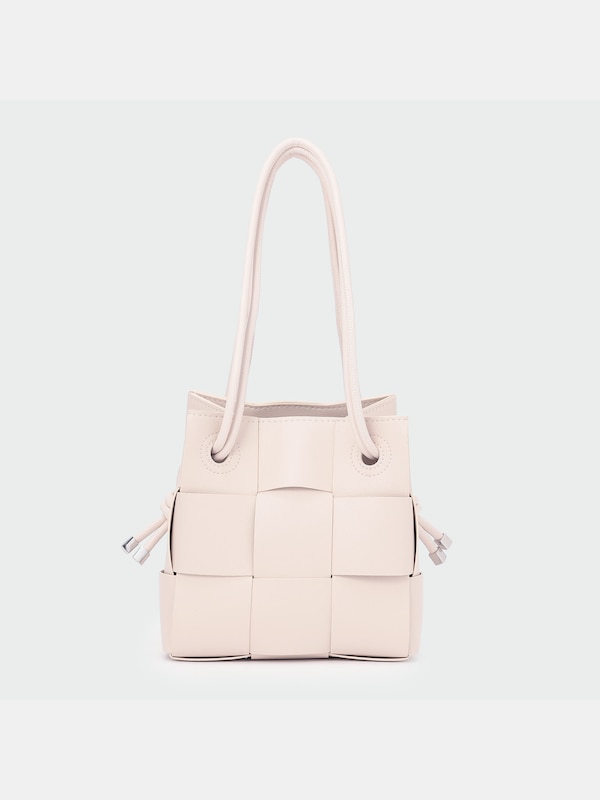 フェイクレザーメッシュバッグ