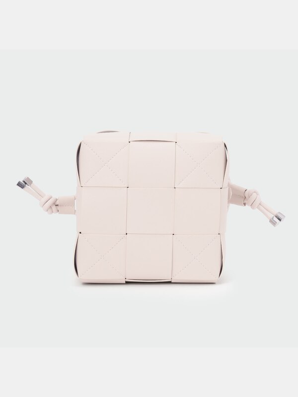 フェイクレザーメッシュバッグ