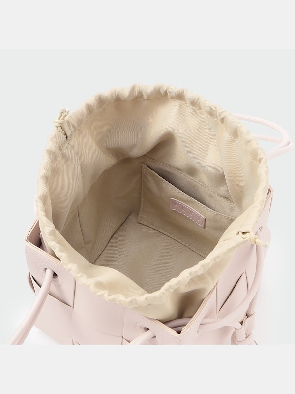 フェイクレザーメッシュバッグ