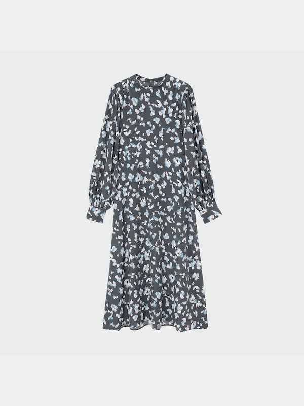 レオパードプリントワンピース（長袖）