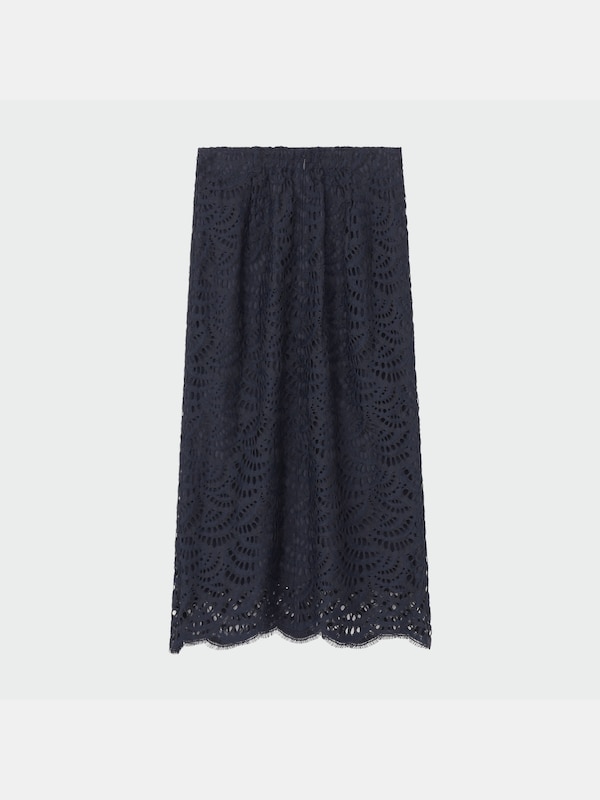 シェルレースナロースカート