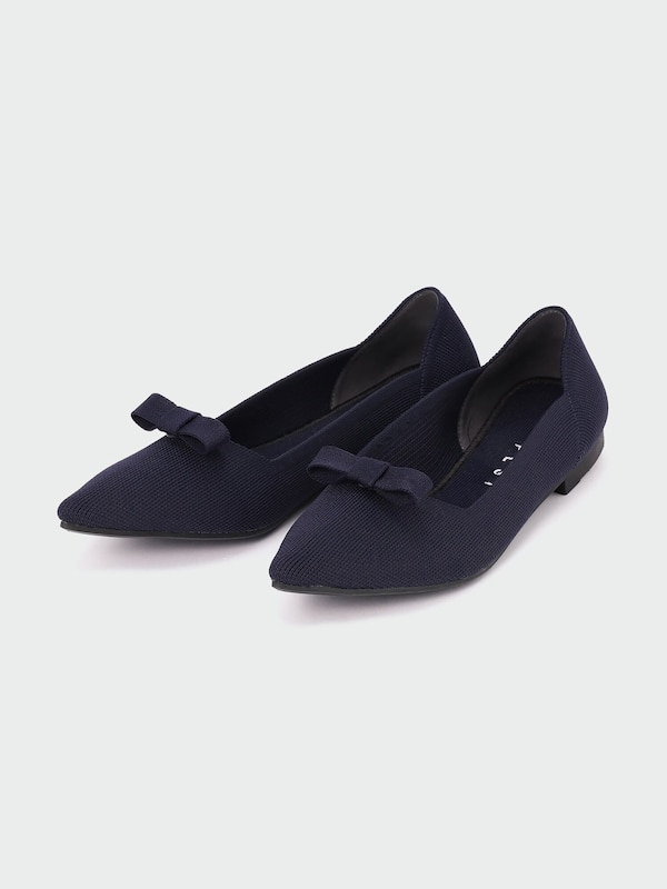 リサイクルニット2WAYエアリーパンプス