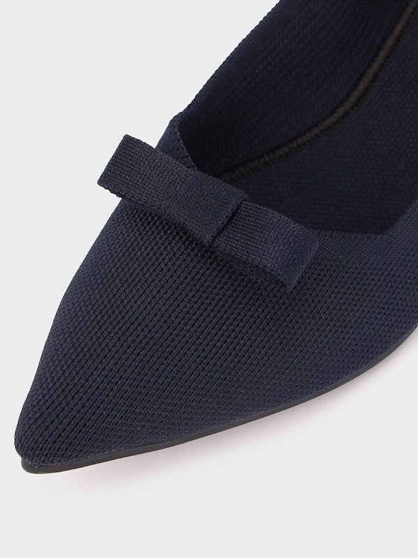 リサイクルニット2WAYエアリーパンプス