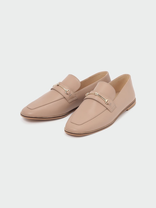 フェイクレザーソフトローファー