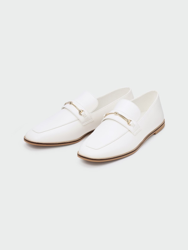 フェイクレザーソフトローファー