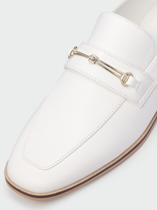 フェイクレザーソフトローファー