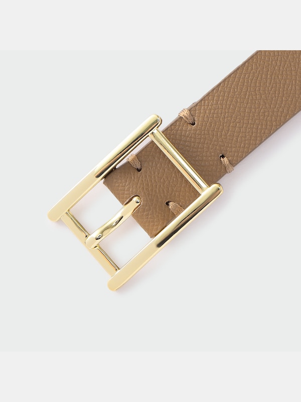 フェイクレザーナローベルト