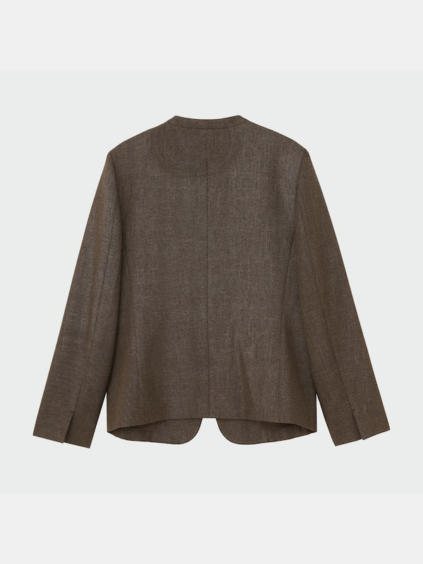 PLST(プラステ)公式 | シャークツイードカラーレスジャケット  