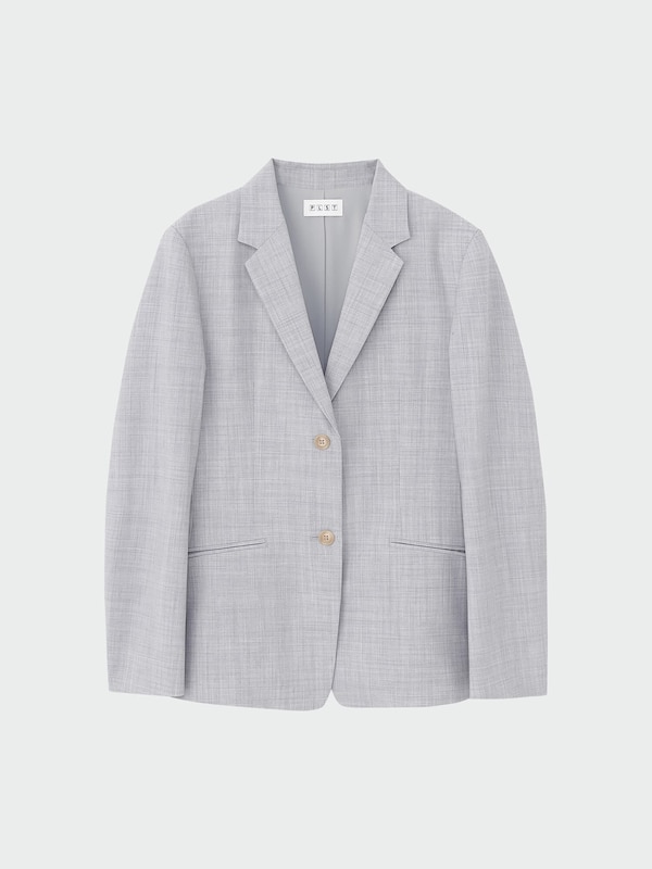 ウールブレンドトロテーラードジャケット