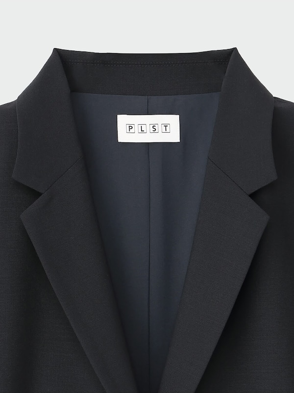 ウールブレンドトロテーラードジャケット