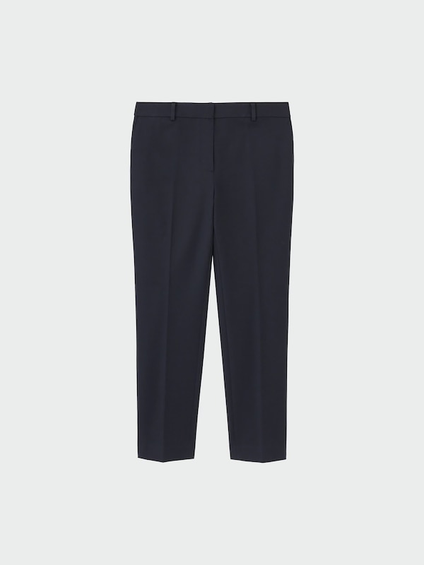 PLUS STYLEスティックパンツ（コットンブレンド）