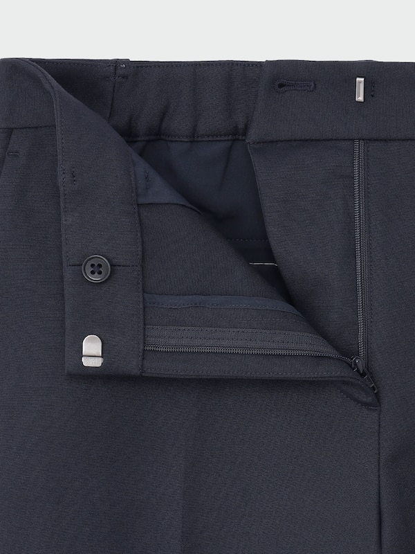 PLUS STYLEスティックパンツ（コットンブレンド）