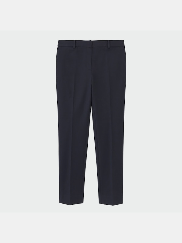 【丈長め】PLUS STYLEスティックパンツ（コットンブレンド ）