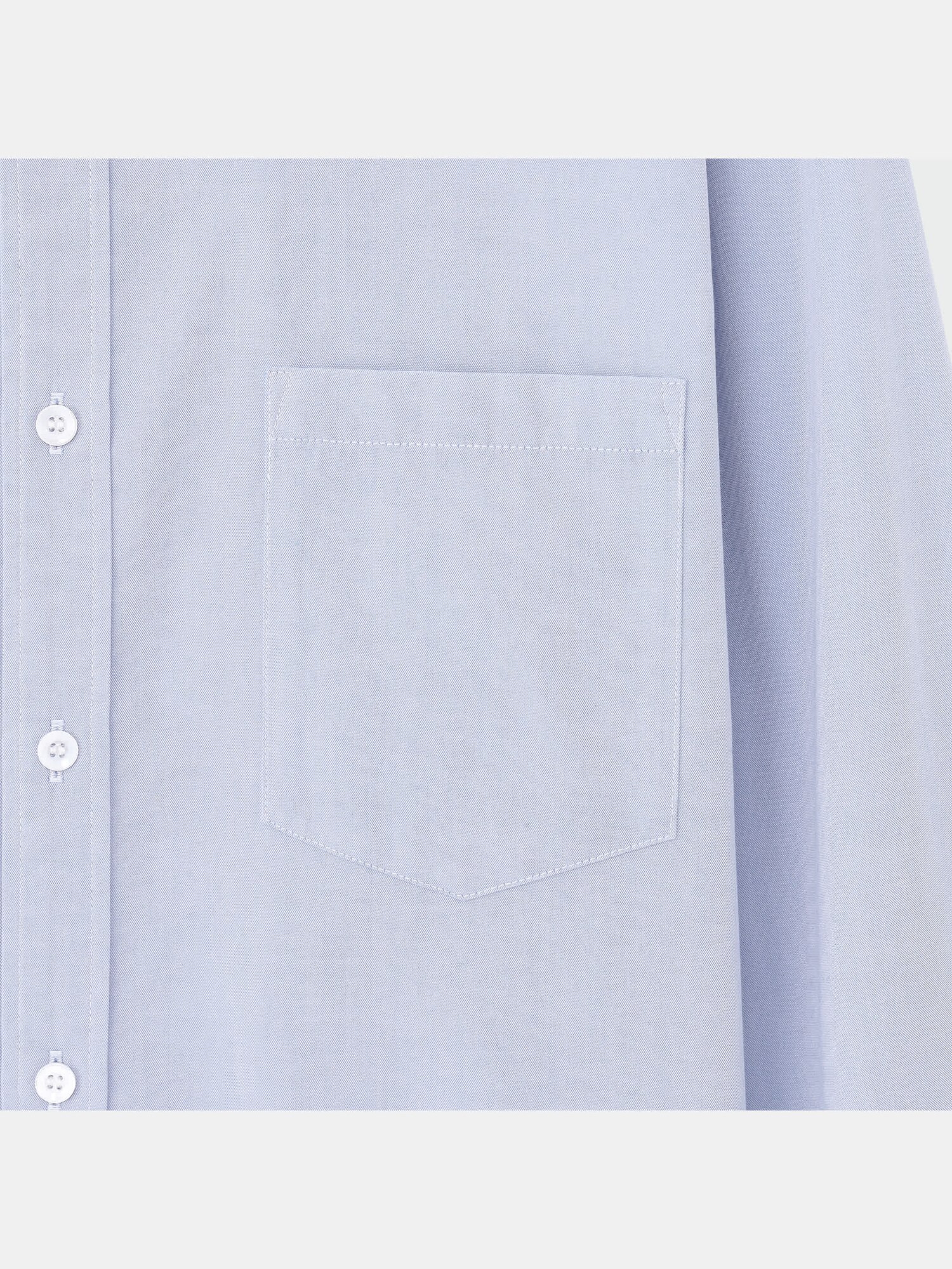 PLST(プラステ)公式 | シャンブレーオックス隠しボタンダウンシャツ