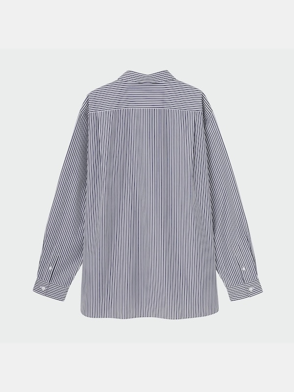 キュプラブレンドレギュラーカラ�ーシャツ（長袖）