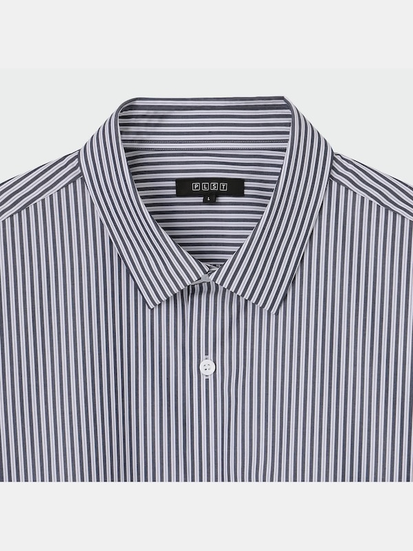 キュプラブレンドレギュラーカラーシャツ（長袖）