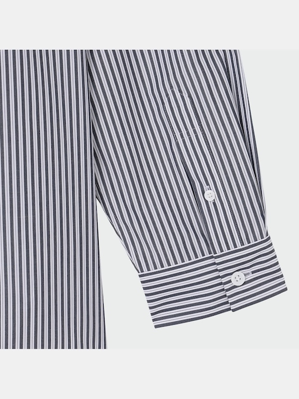 キュプラブレンドレギュラーカラーシャツ（長袖）