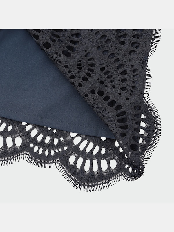 シェルレースブラウス（長袖）