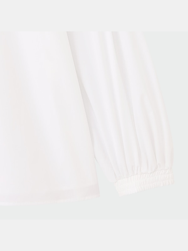 タイプライターギャザーブラウス（長袖）