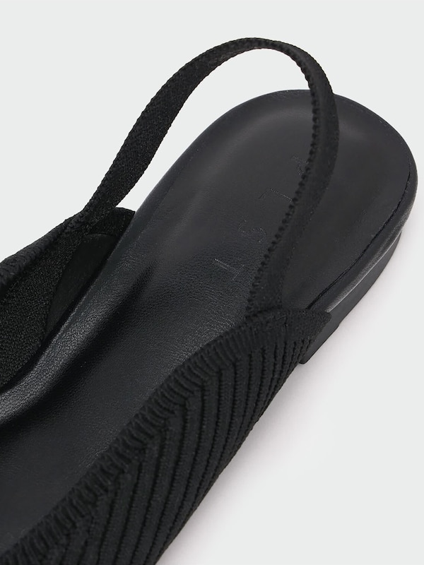 リサイクルニットエアリースリングバックシューズ