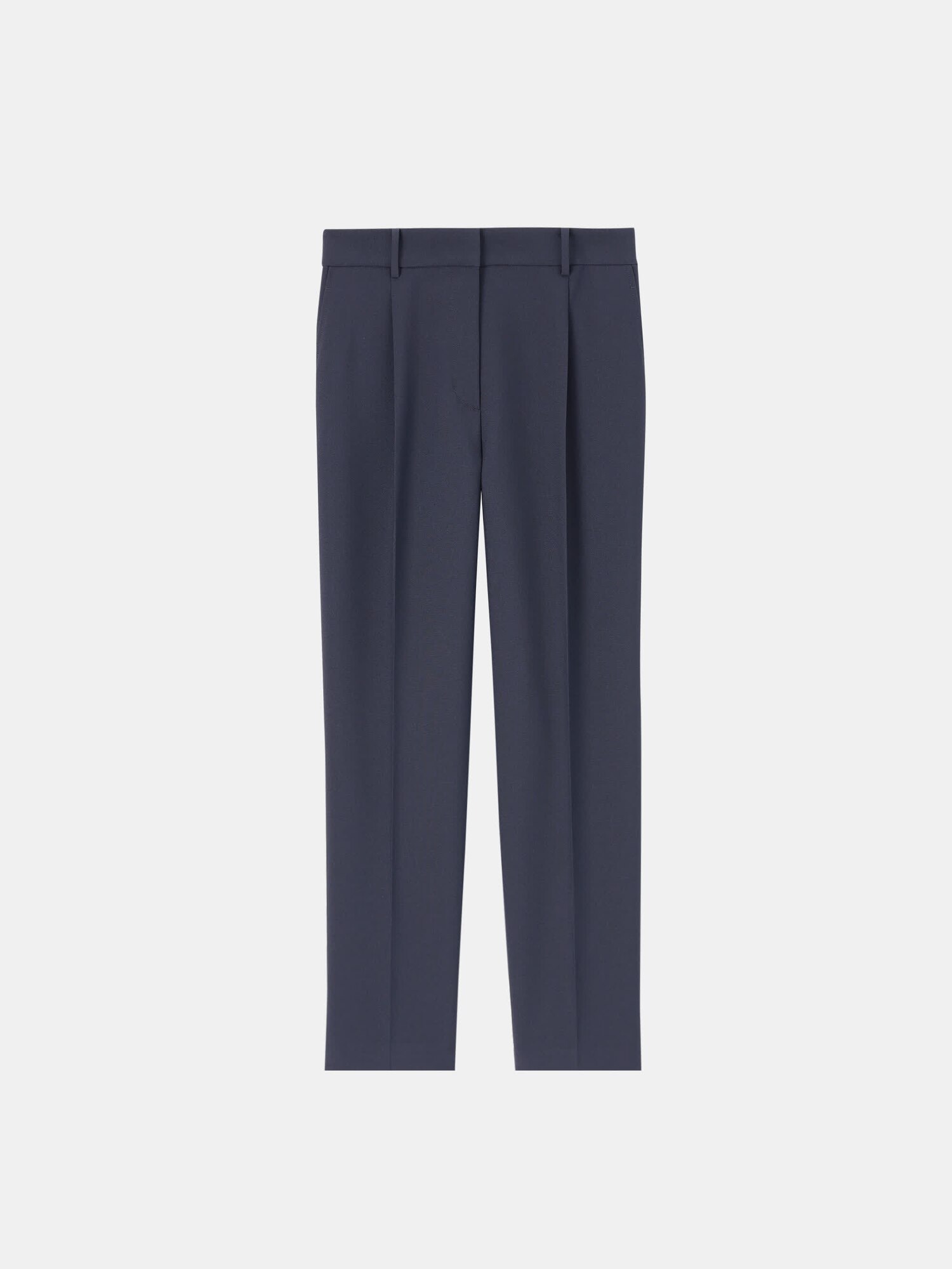 PLST プラステ ノーカラー ジャケット パンツ スーツ セットアップ